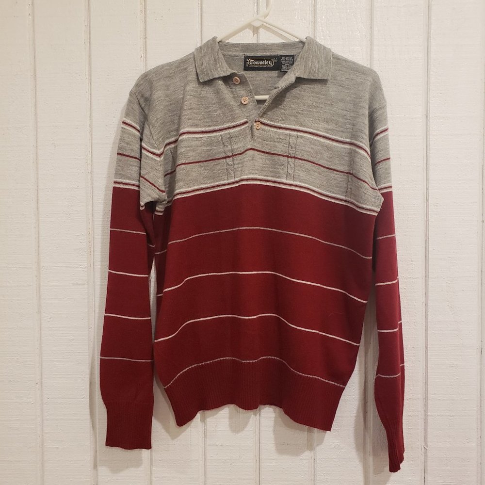Vintage Townsley Acrylic Sweater - Large